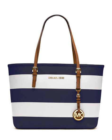 michael kors jet set striped|Michael Kors jet set girls.